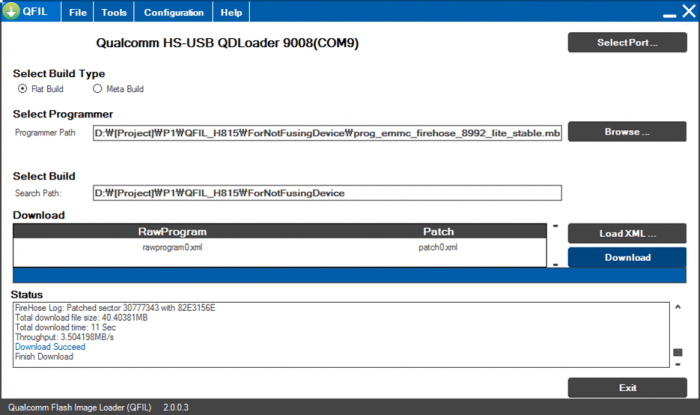 qpst configuration lg