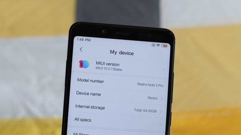 MIUI 10 Update for all Xiaomi devices