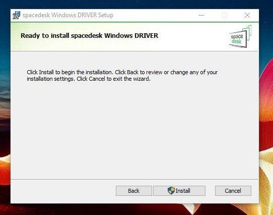 Install Spacedesk Desktop Ss