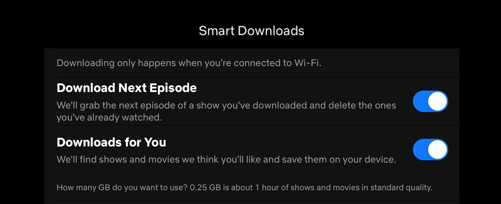 Smart Downloads