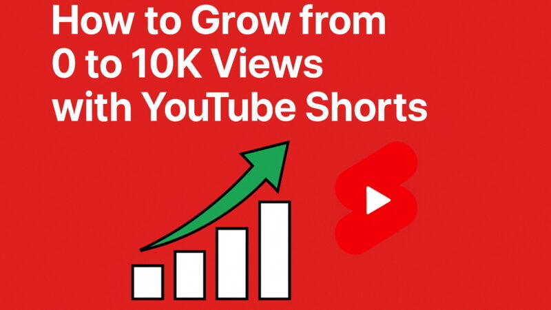 How to Grow from 0 to 10K Views with YouTube Shorts