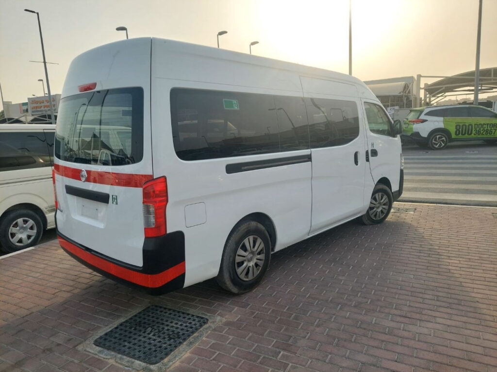Family driving a comfortable SUV with a long term car rental in Dubai