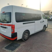 Family driving a comfortable SUV with a long term car rental in Dubai