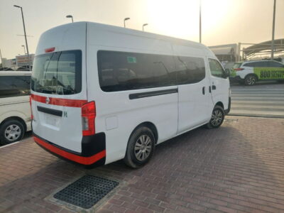 Family driving a comfortable SUV with a long term car rental in Dubai