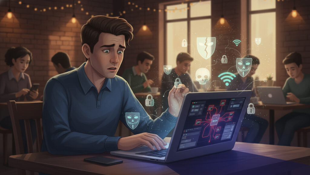 security risks public Wi-Fi